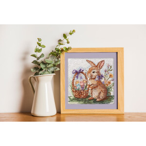 Abris Art counted cross stitch kit "In Serach of a Holiday", 19x19cm
