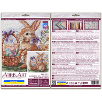 Abris Art counted cross stitch kit "In Serach of a Holiday", 19x19cm