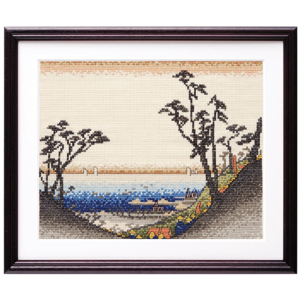 Olympus counted cross stitch kit "View Of Shiomi...