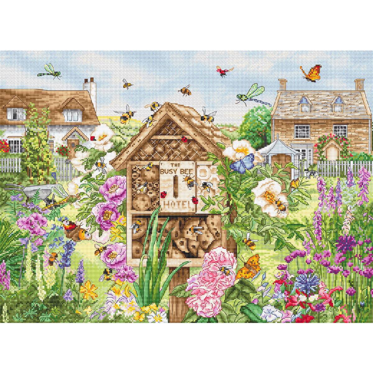 Letistitch counted cross stitch kit "Busy Bee...