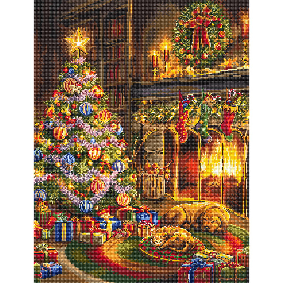 Letistitch counted cross stitch kit "Christmass...