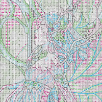 Dimensions counted cross stitch kit "Gold Collection, Dancing Fall Fairy", 25,4x43,1cm, DIY