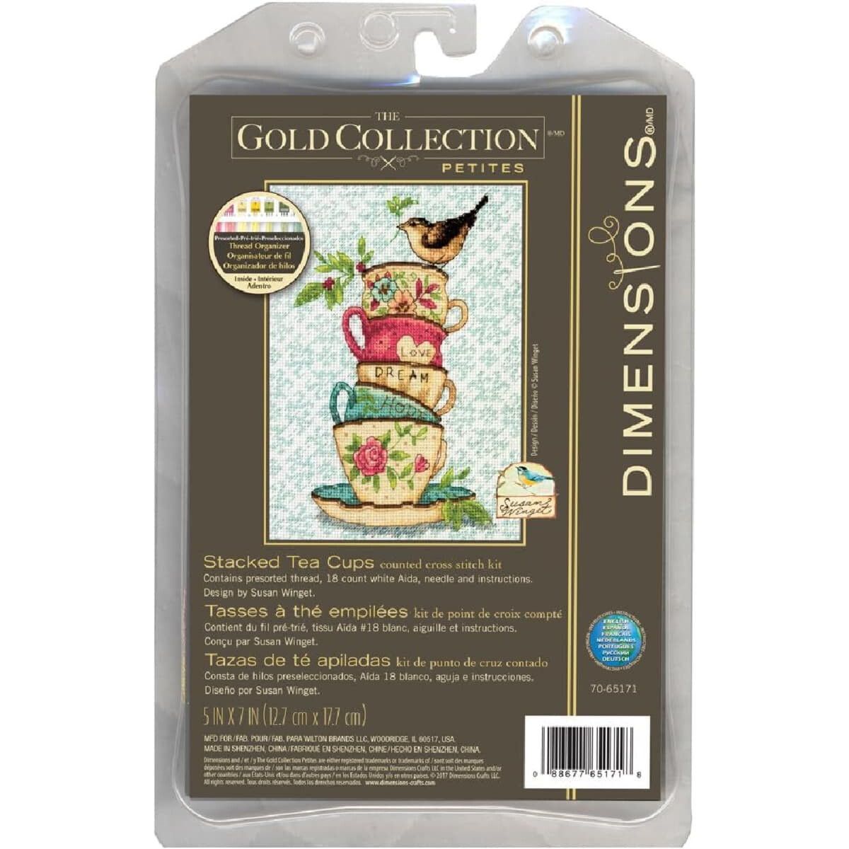 Dimensions Kreuzstich Stickpackung "Gold Collection...