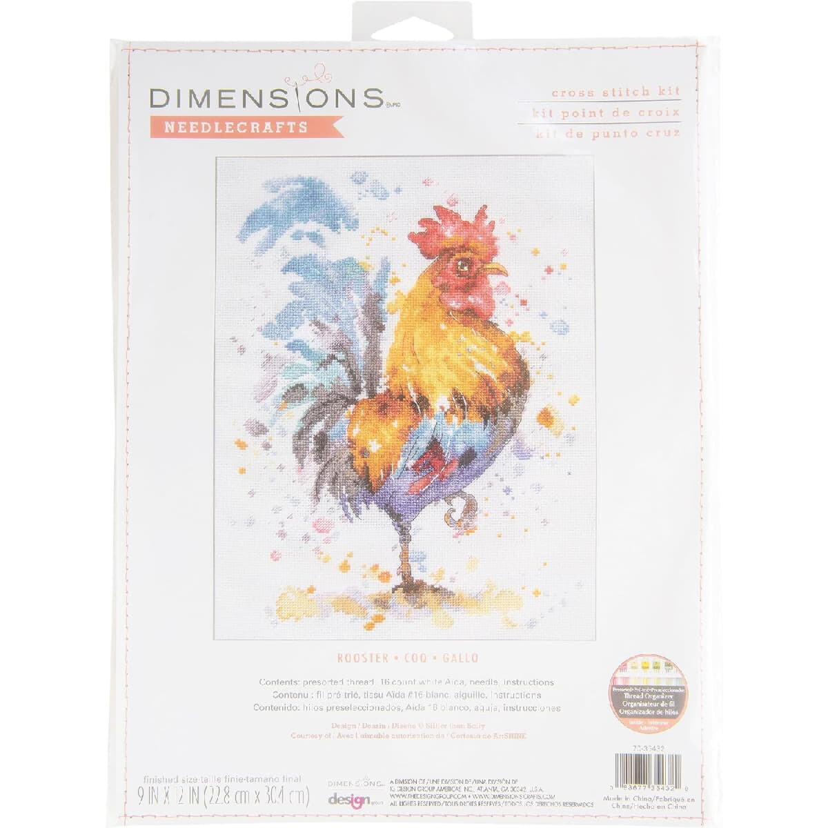 Dimensions counted cross stitch kit "Rooster",...