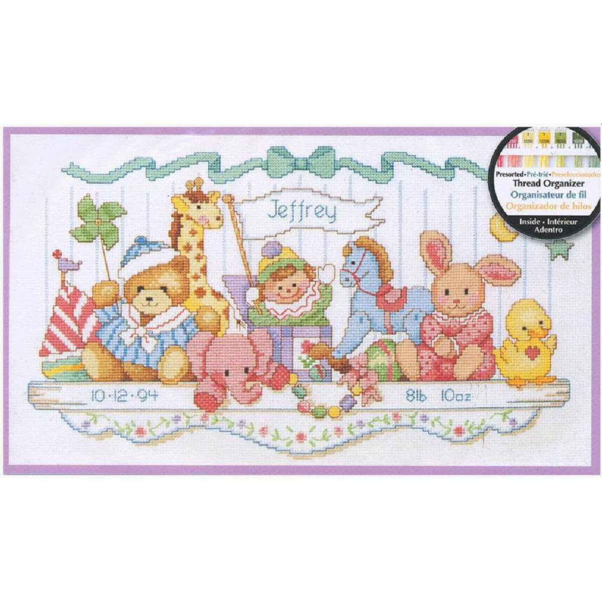 Dimensions counted cross stitch kit "Toy Shelf Birth...