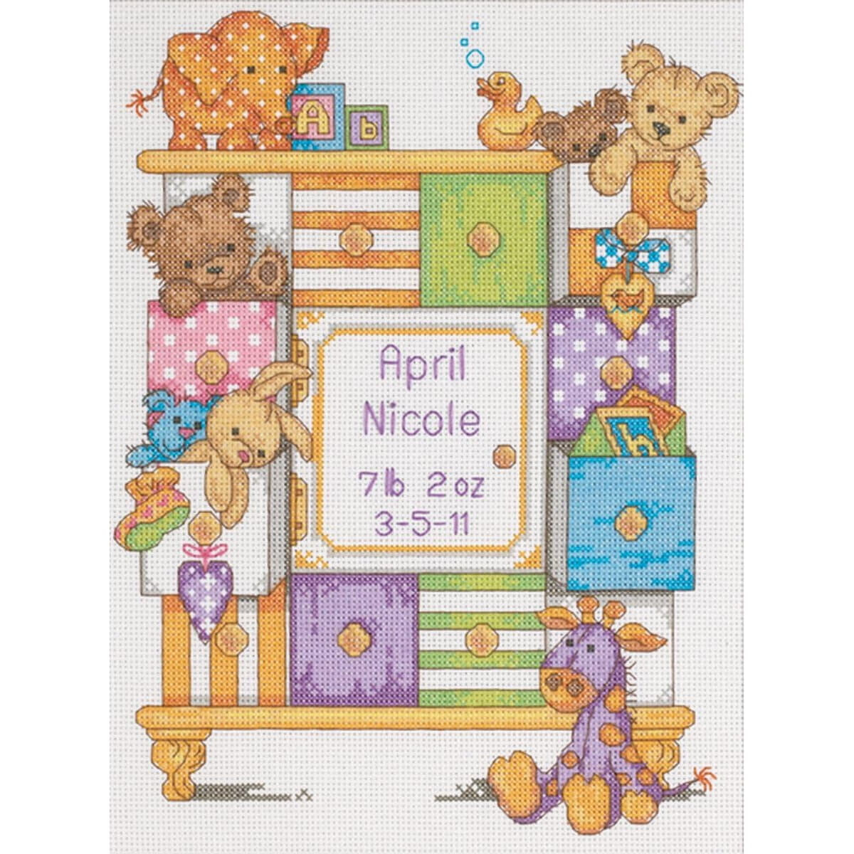 Dimensions counted cross stitch kit "Baby Drawers...