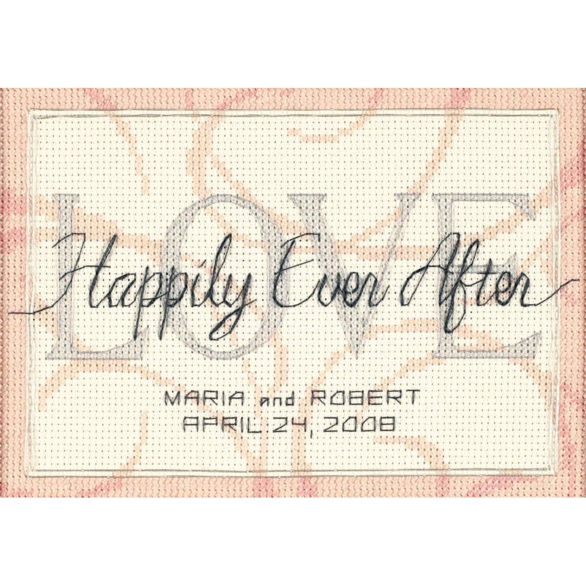 Dimensions counted cross stitch kit "Happily Ever...