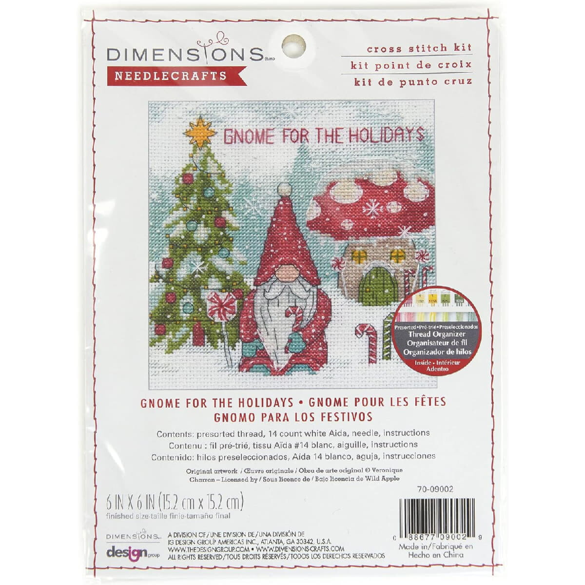 Dimensions counted cross stitch kit "Gnome for the...