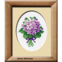 Riolis counted cross stitch Kit Violets, DIY