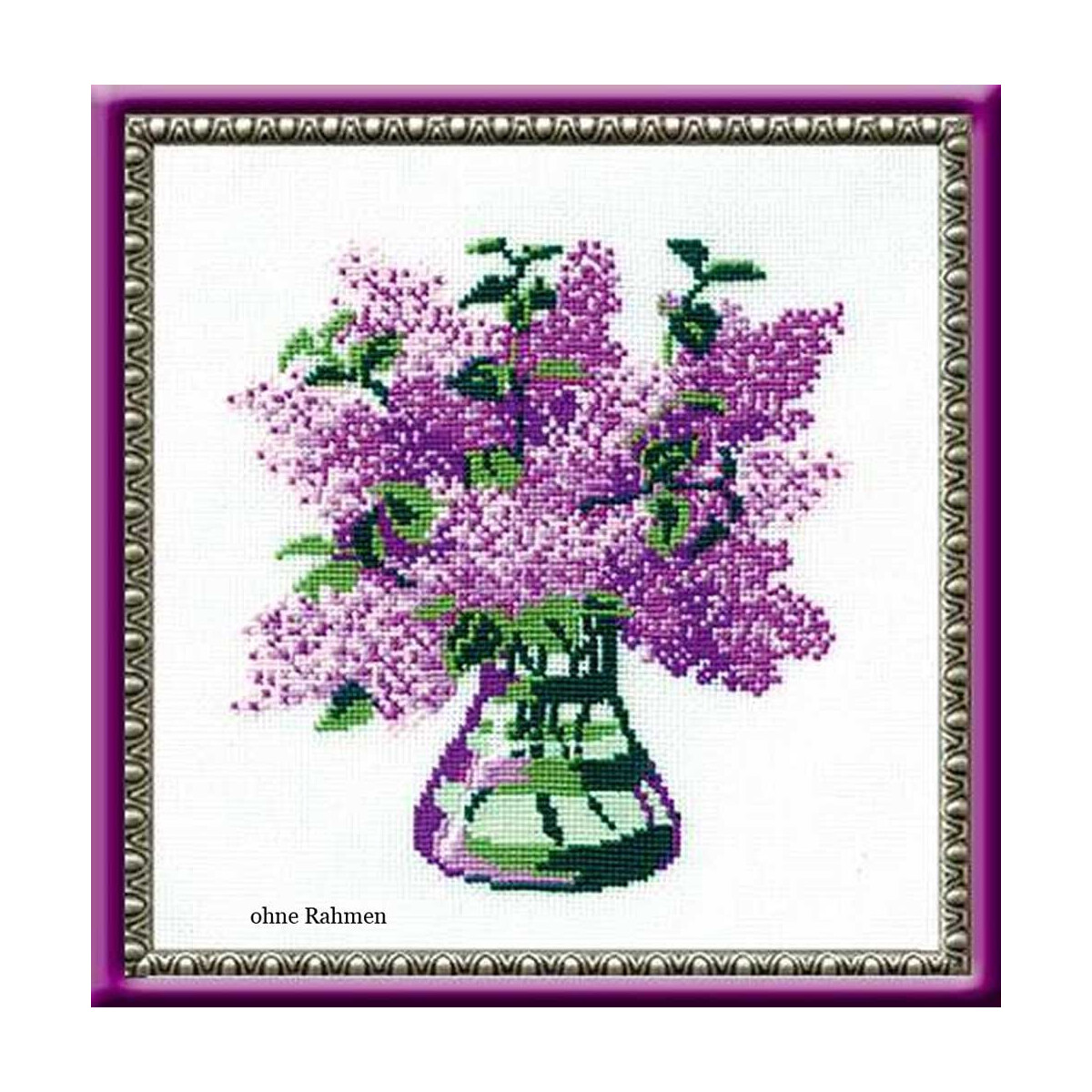 Riolis counted cross stitch Kit Bunch of Lilacs, DIY