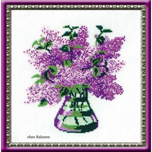 Riolis counted cross stitch Kit Bunch of Lilacs, DIY