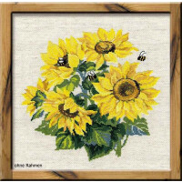 Riolis counted cross stitch Kit Sunflowers, DIY