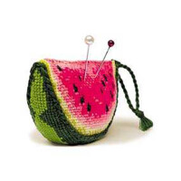 Riolis counted cross stitch Kit Watermelon Pincushion, DIY