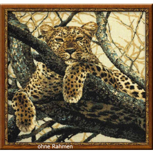 Set di punto croce Riolis "Leopard", schema di...
