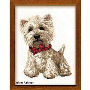 Riolis counted cross stitch Kit West Highland White, DIY
