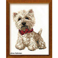 Riolis counted cross stitch Kit West Highland White, DIY