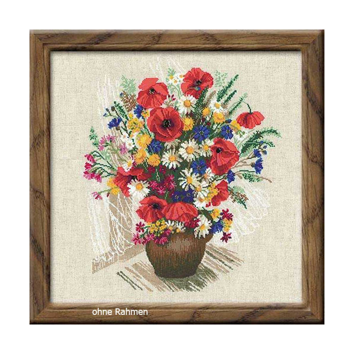 Riolis counted cross stitch kit "Summer Flowers and...