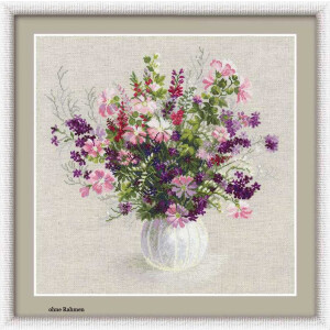 Riolis counted cross stitch Kit Summer Bouquet, DIY