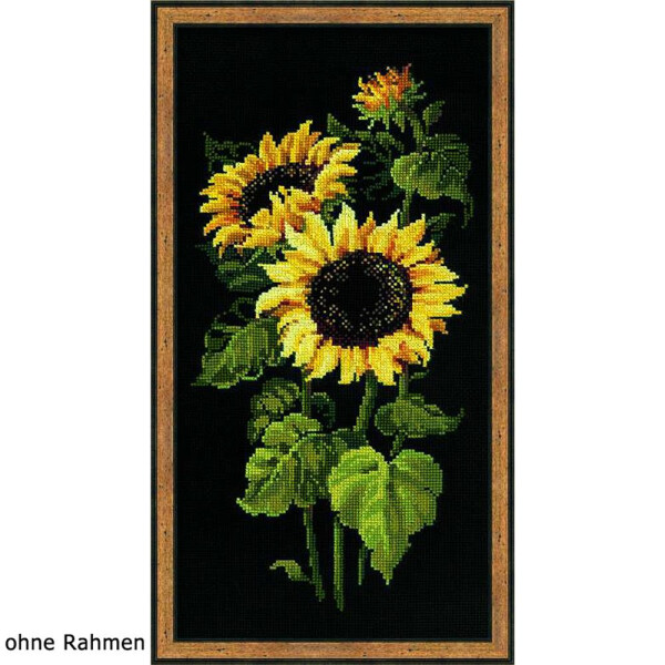 Riolis Kreuzstich-Set "Sonnenblumen", Zählmuster
