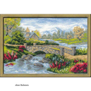 Riolis counted cross stitch Kit Summer View, DIY