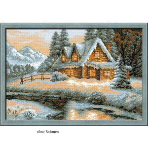 Riolis counted cross stitch Kit Winter View, DIY
