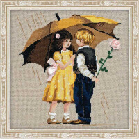 Riolis counted cross stitch Kit First Date, DIY