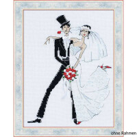 Riolis kruissteek set "Wedding tango", telpatroon