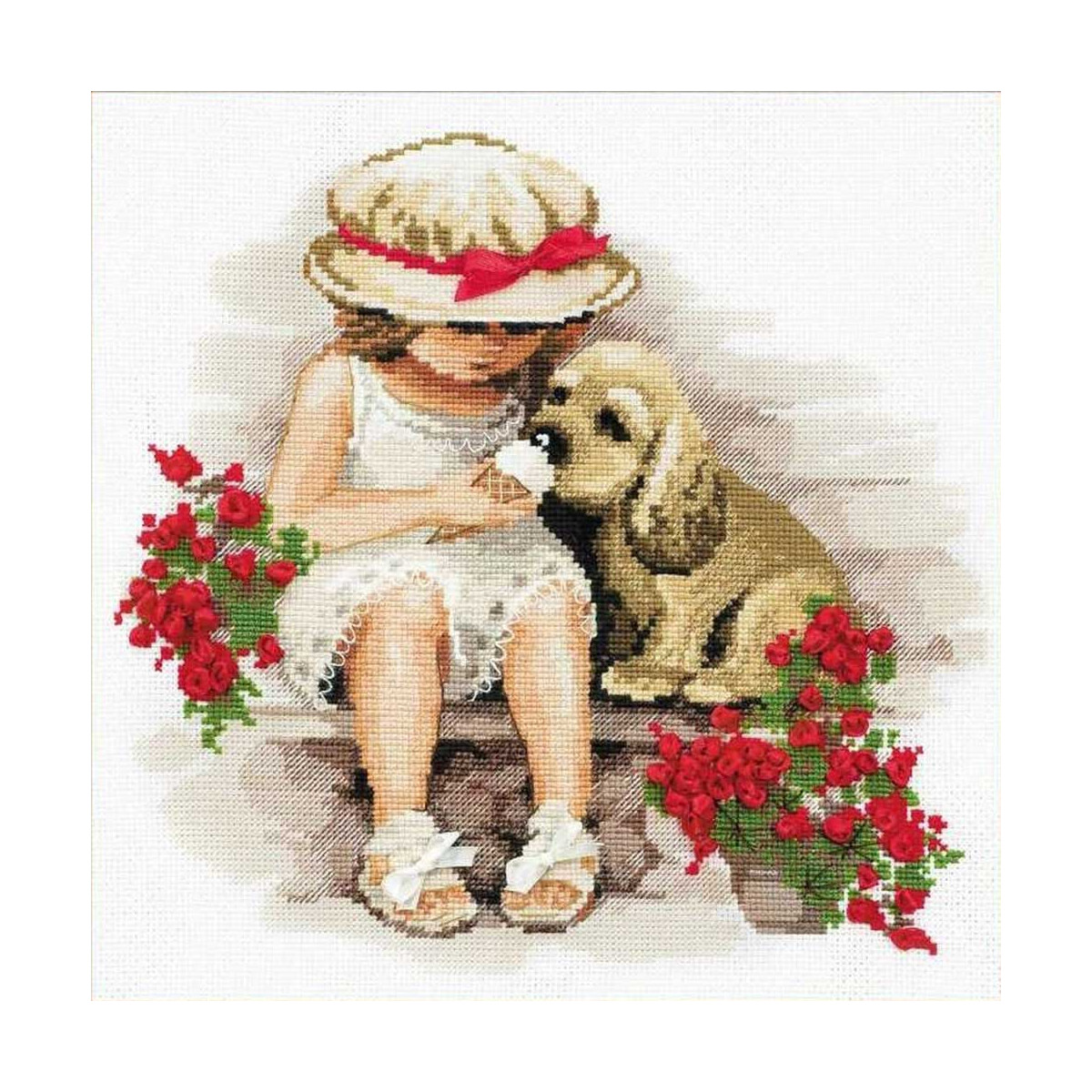 Riolis counted cross stitch Kit Sweet Tooth, DIY
