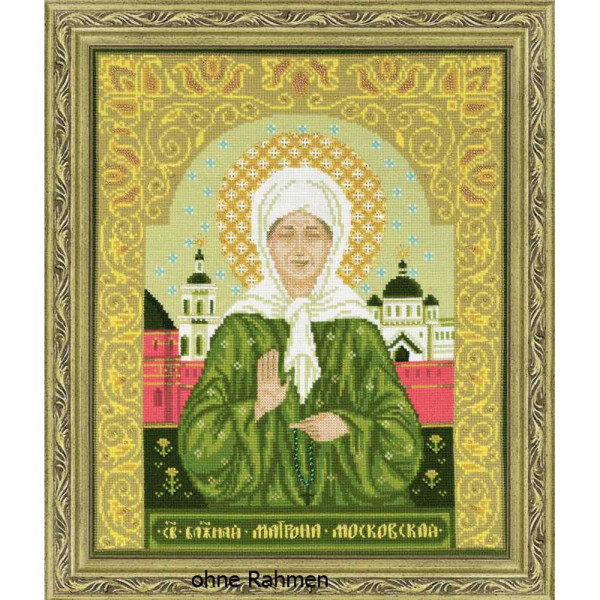 Riolis counted cross stitch Kit Saint Blessed Matrona of Moscow, DIY