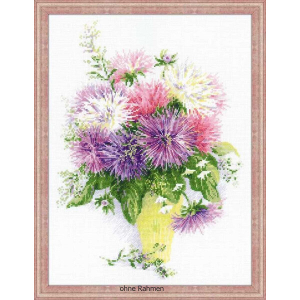 Riolis counted cross stitch Kit Asters, DIY