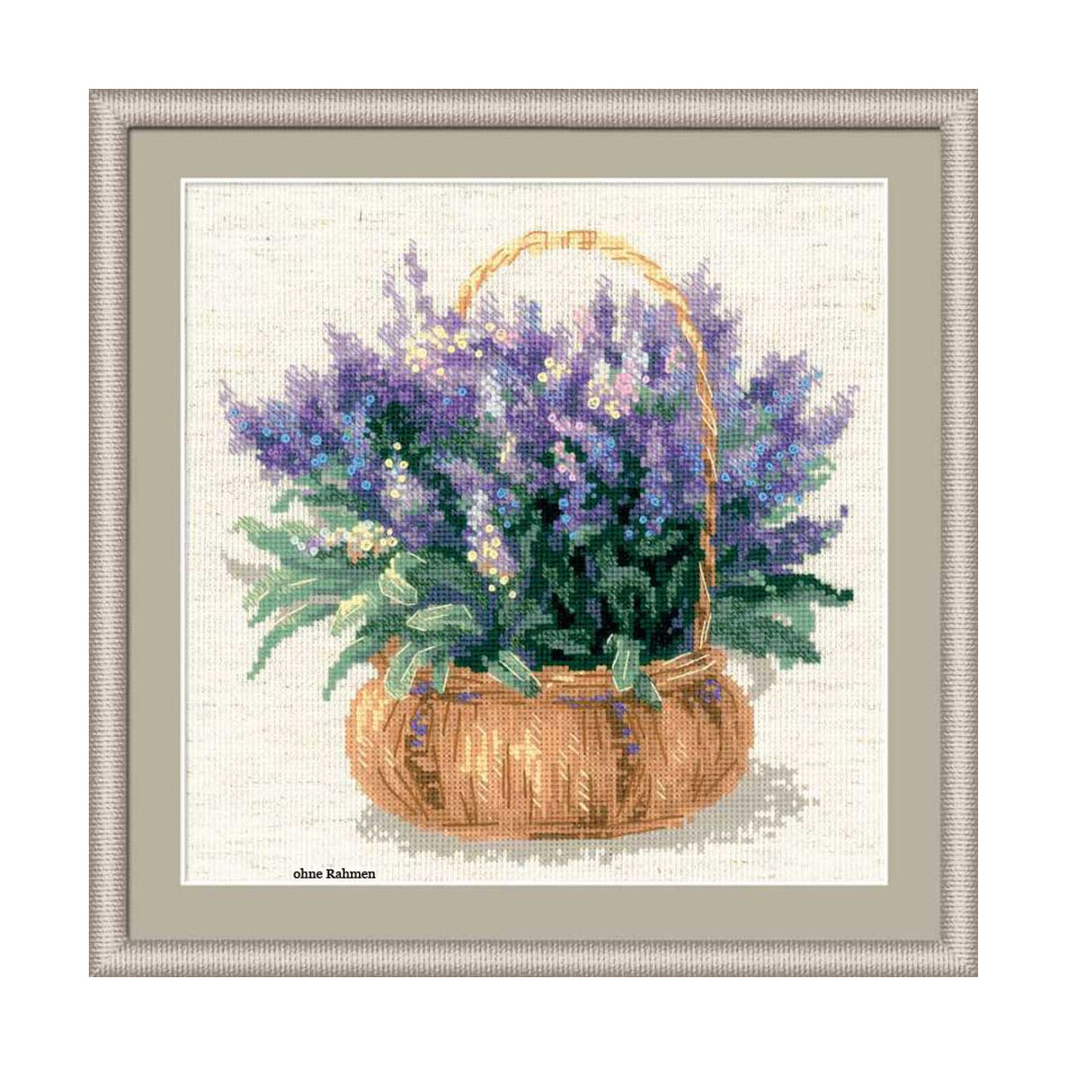 Riolis counted cross stitch Kit French Lavender, DIY