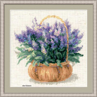 Riolis counted cross stitch Kit French Lavender, DIY