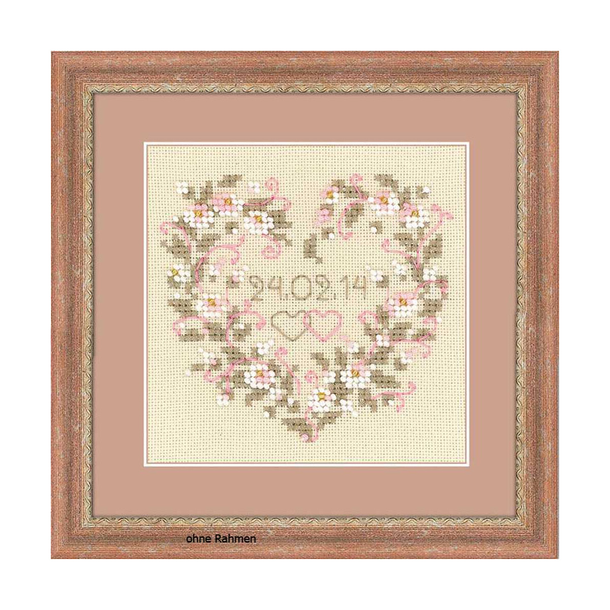 Riolis counted cross stitch Kit From all Heart, DIY