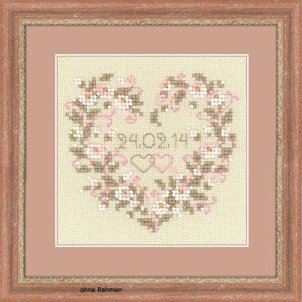 Riolis counted cross stitch Kit From all Heart, DIY