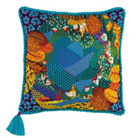 Riolis counted cross stitch Kit Dreamland Cushion, DIY