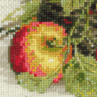 Riolis Stickbild-Set "Reife Äpfeln", Zählmuster