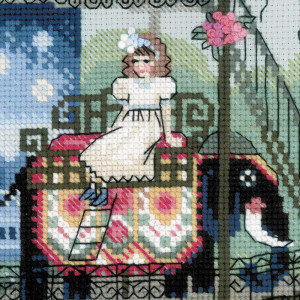 Riolis counted cross stitch kit "Carousel", counted, DIY