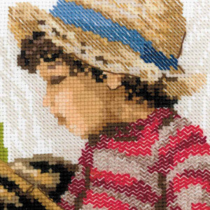 Riolis counted cross stitch Kit Lets Go Fishing, DIY