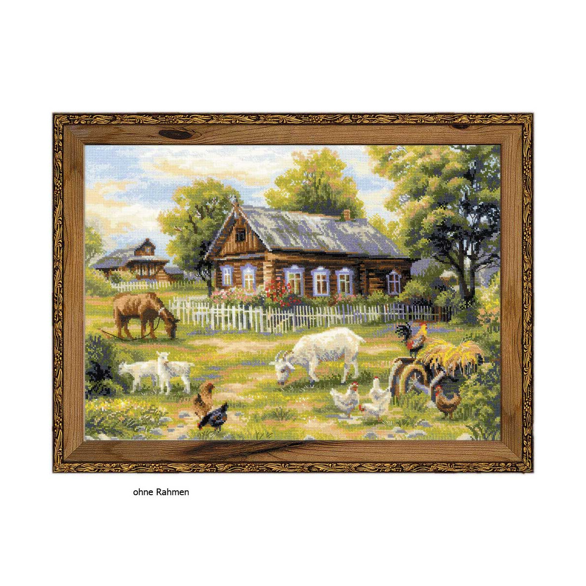 Riolis counted cross stitch Kit Afternoon in the Country,...