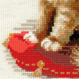 Набор для вышивания крестом Риолис "Домашний кот", счетная схема