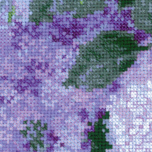 Riolis counted cross stitch Kit Lilacs after the Rain, DIY