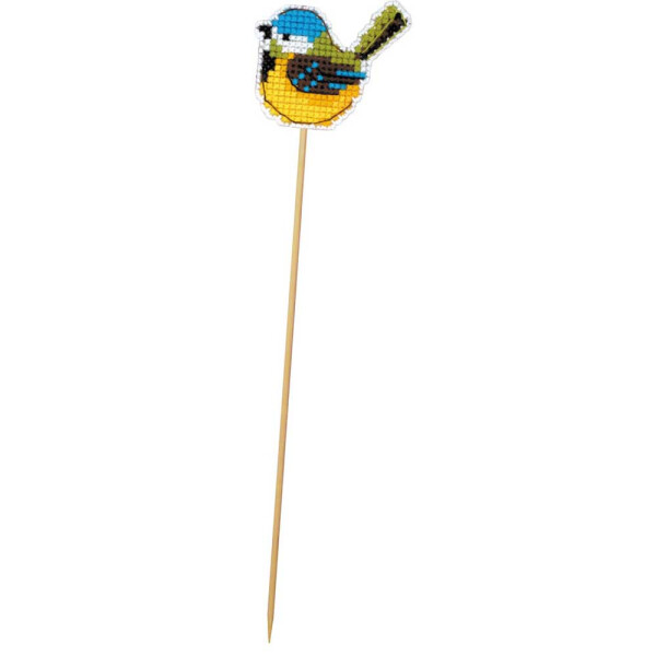 Jeu de points de croix Riolis "Petit oiseau", modèle de comptage