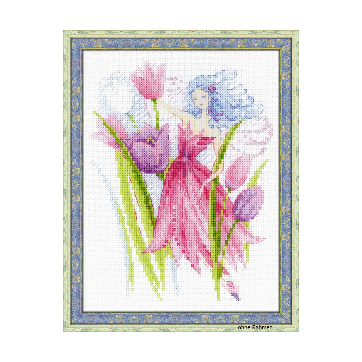 Riolis counted cross stitch Kit Spring Breeze Fairy, DIY