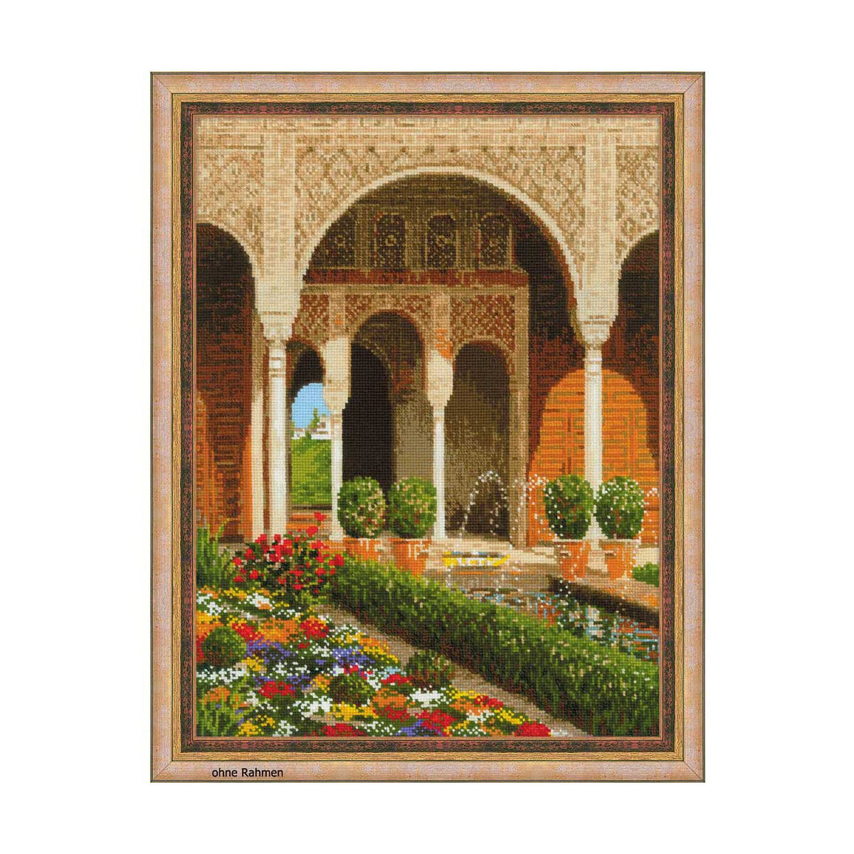 Riolis counted cross stitch Kit The Palace Garden, DIY