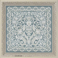 Riolis counted cross stitch Kit Cushion/Panel Viennese Lace, DIY