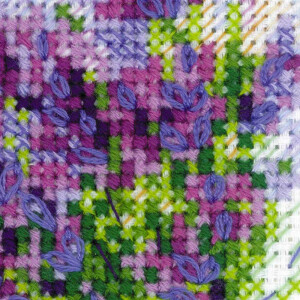 Riolis Kreuzstich-Set "Blumenstrauß mit Lavendel", Zählmuster