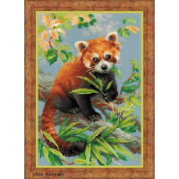 Набор для вышивания крестом Риолис "Красная панда", счетная схема