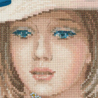 Riolis counted cross stitch Kit Forget Me Not, DIY