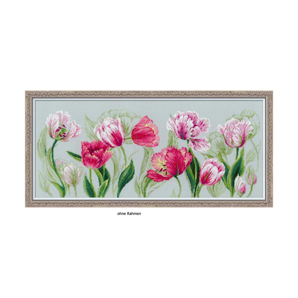Riolis kruissteek set "Spring tulpen", telpatroon