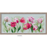 Set di punto croce Riolis "Tulipani a molla", motivo di conteggio